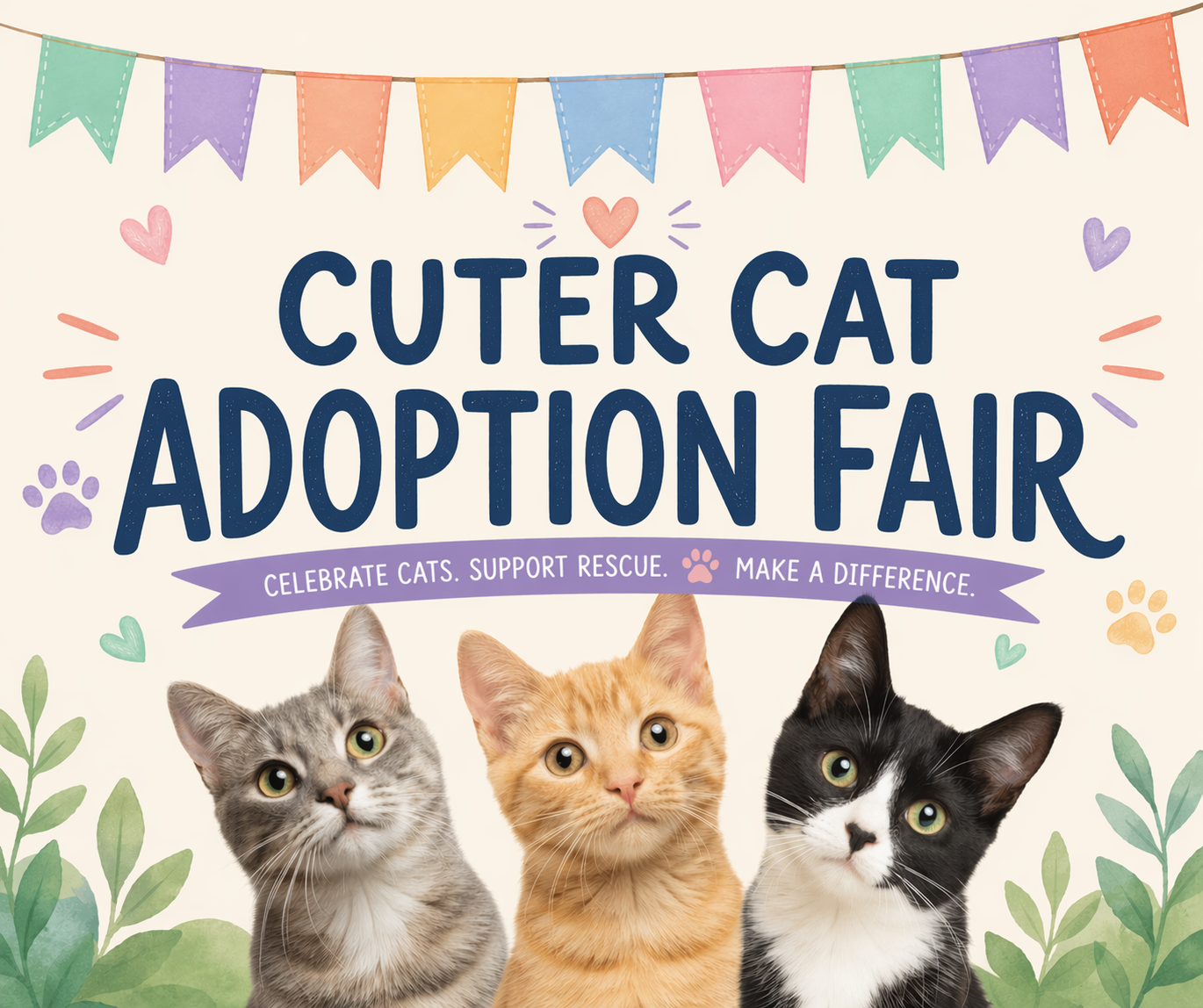 Cat adoption fair